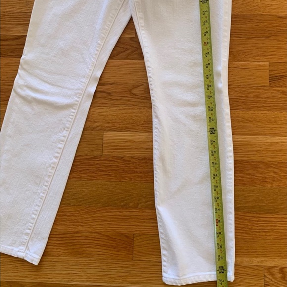 Michael Kors Womens Junior Girls White Logo Pockets Jeans Pants Bottom Size 6 - Picture 4 of 9